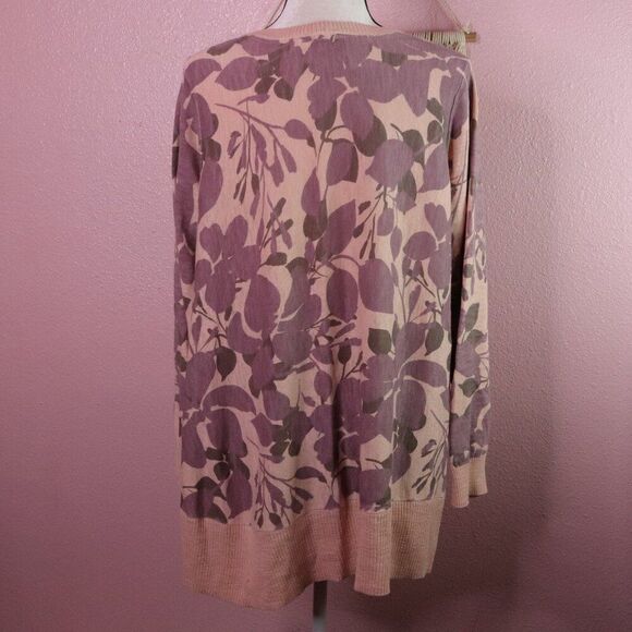 LOGO Lori Goldstein | V Neck Long Sleeve Sweater Large - Picture 4 of 7